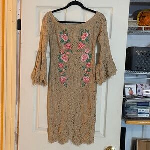 Floral western dress